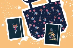 Space circus. Graphic set