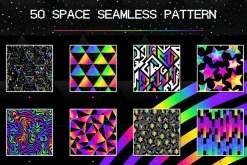 Space geometric pattern pack