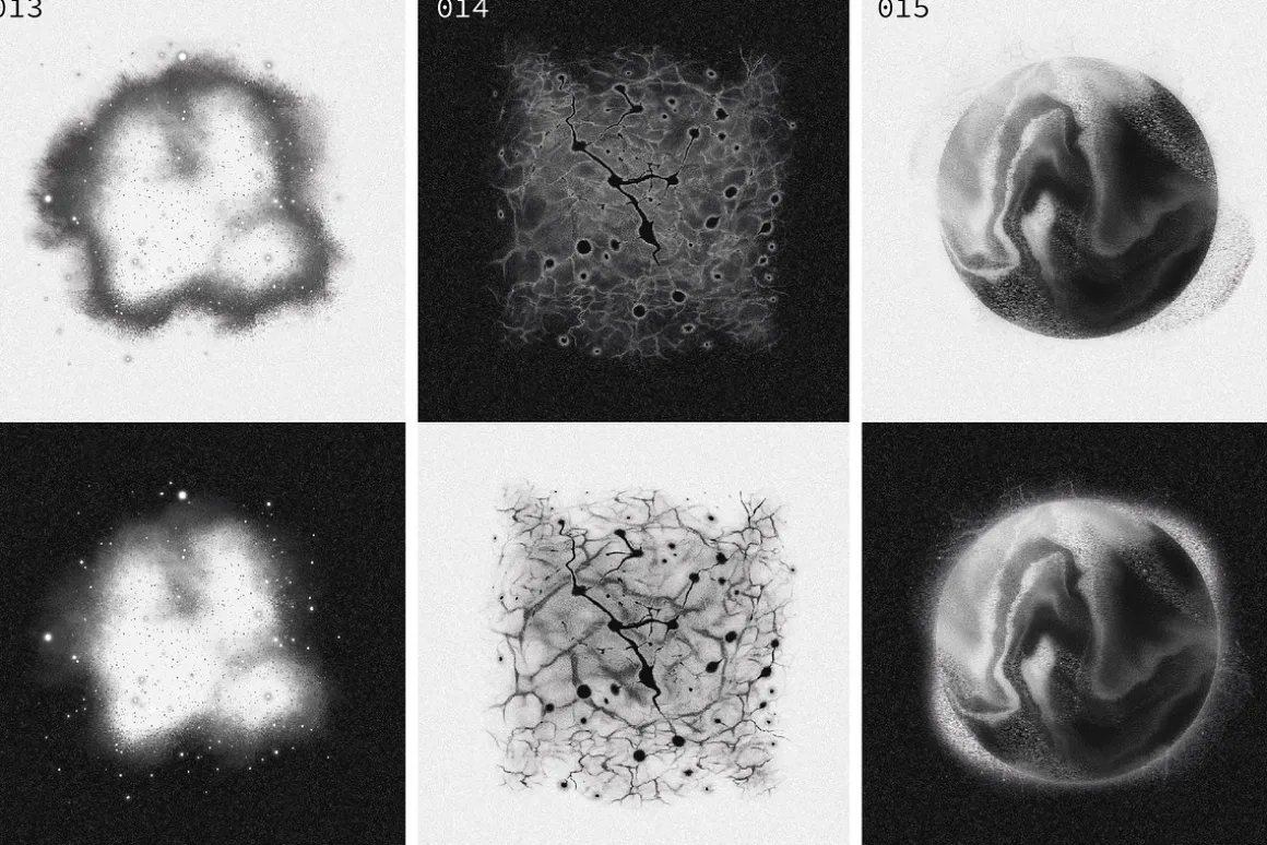 SPACE SPECIMENS retro abstract blobs