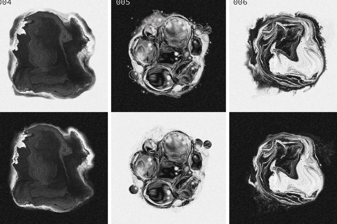SPACE SPECIMENS retro abstract blobs