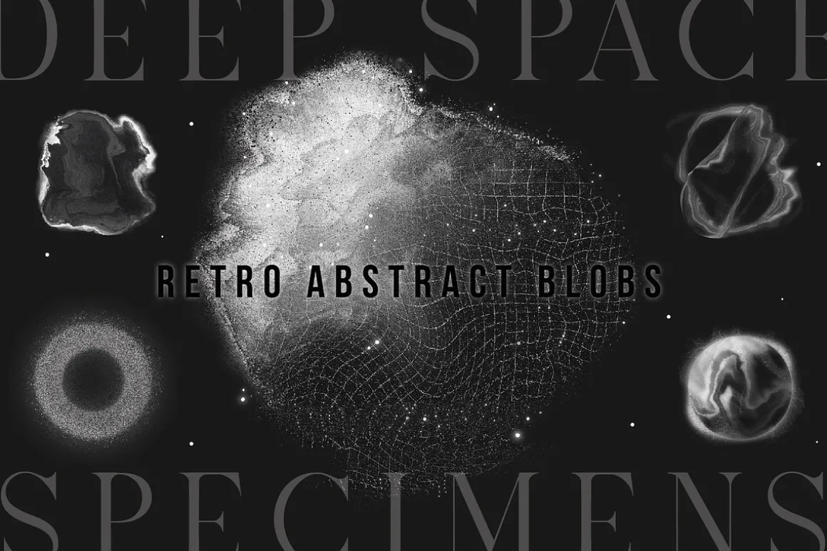 SPACE SPECIMENS retro abstract blobs