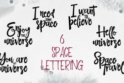 Space Travel - watercolor collection