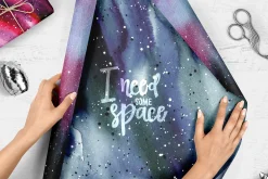 Space Travel - watercolor collection