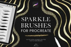 Sparkle Glitter Brushes Procreate