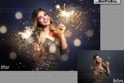Sparkler Photo Overlays