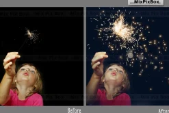 Sparkler Photo Overlays