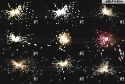 Sparkler Photo Overlays