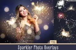 Sparkler Photo Overlays