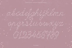 Spark Veil Decorative Glitter Font