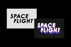 Speeding Motion Text Effect