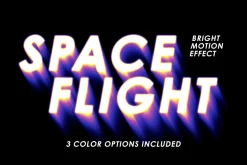 Speeding Motion Text Effect