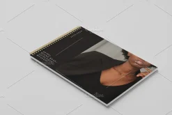 Spiral Bound Book Mockup