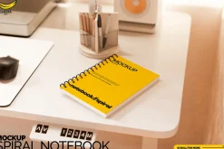 Spiral Notebook Mockup - Surge