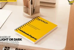 Spiral Notebook Mockup - Surge