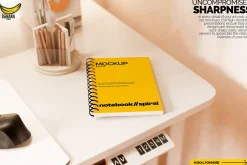 Spiral Notebook Mockup - Surge
