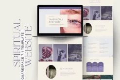 Spiritual Coach Squarespace Website