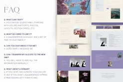 Spiritual Coach Squarespace Website