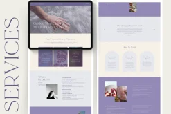 Spiritual Coach Squarespace Website