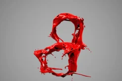 Splash Liquid Alphabet: B