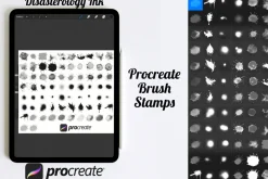 Splash Splatter Marks Set 3 Stamps