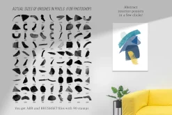 SPLINTERS Procreate Photoshop Stamps