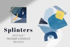 SPLINTERS Procreate Photoshop Stamps