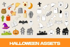 Spooky Characters Halloween Graphics