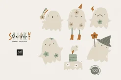 Spooky Garden - Halloween vector