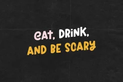 Spooky Things - Cute Halloween Font