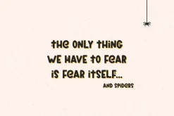 Spooky Things - Cute Halloween Font