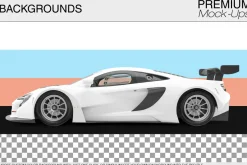 Sport Car Mockup