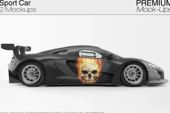 Sport Car Mockup