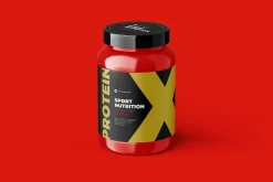 Sport Nutrition Plastic Jar Mockup