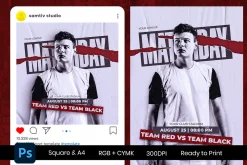 Sport Poster and Instagram Template