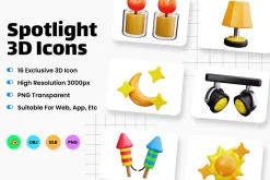 Spotlight 3D Icons