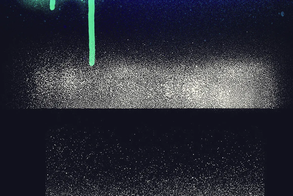 20 Spray Paint Photoshop Brushes