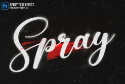 Spray Paint Text Effects