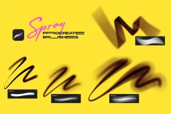 Spray Procreate Brushes