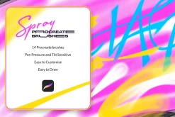 Spray Procreate Brushes