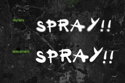 Spray the City SVG Fonts
