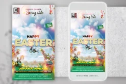 Spring Easter Party Instagram Flyer