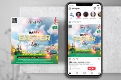 Spring Easter Party Instagram Flyer