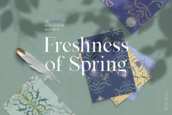 Spring floral pattern collection