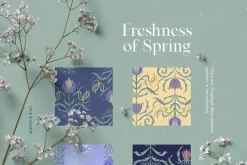 Spring floral pattern collection