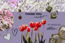 Spring Messy Scrapbook Collage Kit