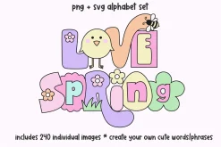 Spring + Easter Alphabet Set