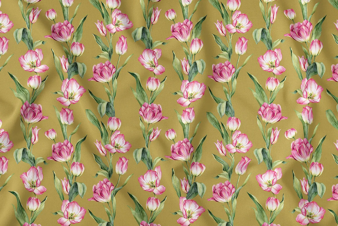 Spring Flora watercolor collection