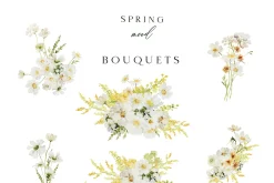 Spring mood - watercolor collection