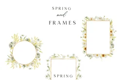 Spring mood - watercolor collection