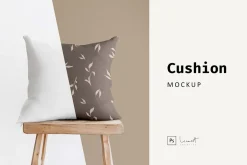 Square Cushion Mockup